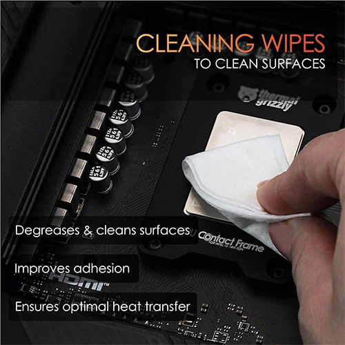Thermal Grizzly Kryonaut 1g Thermal Paste with Cleaning Wipes
